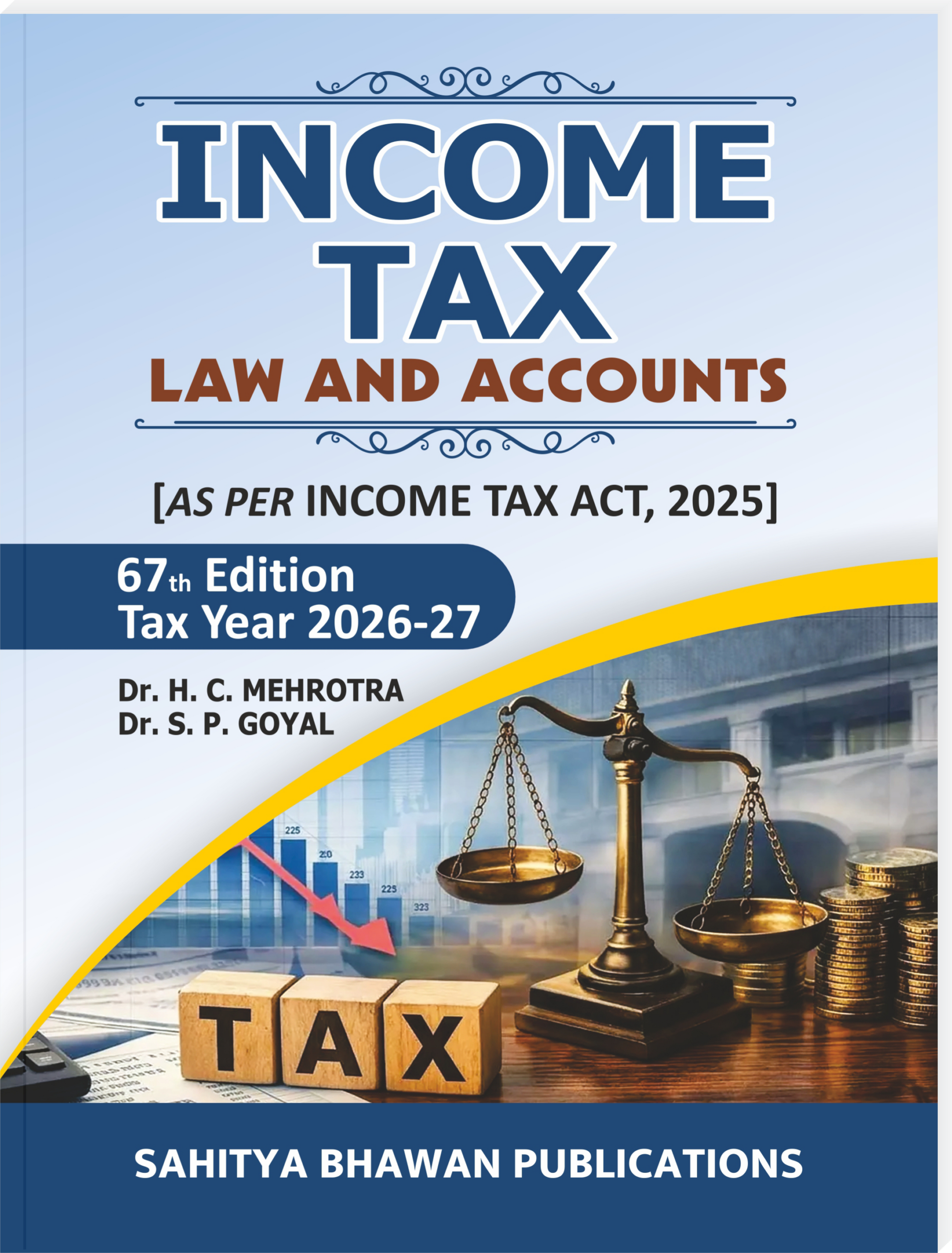 786, 2441 Income Tax Law And Accounts 67th Edition 2026-27 - Image 1